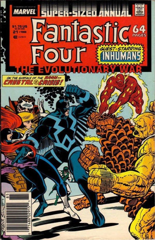 Fantastic Four Annual [Newsstand] #21 (1988) Comic Books Fantastic Four Annual