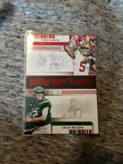 Trey Lance/Zach Wilson [ruby] #RN-TLA Football Cards 2021 Panini Contenders Round Numbers Dual Prices