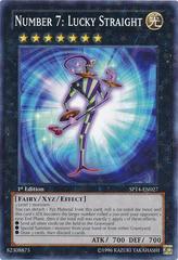 Number 7: Lucky Straight [Starfoil] YuGiOh Star Pack 2014 Prices