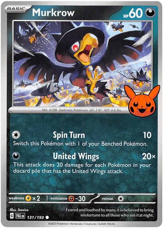 Murkrow #131 Pokemon Trick or Trade 2023