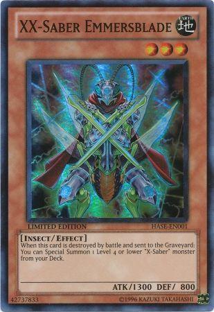 XX-Saber Emmersblade HASE-EN001 YuGiOh Hidden Arsenal