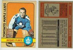 Jacques Plante Hockey Cards 1972 Topps Prices