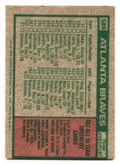 Back | Braves Team [Clyde King, Mgr.] Baseball Cards 1975 Topps