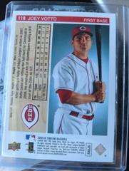 Rear Of Card | Joey Votto [92 UD Minor League Design] Baseball Cards 2008 Upper Deck Timeline
