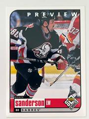 Geoff Sanderson [Preview] Hockey Cards 1998 UD Choice Prices