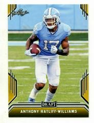 Anthony Ratliff Williams [Gold] #4 Football Cards 2019 Leaf Draft Prices
