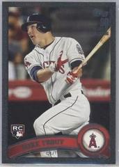 Mike Trout [Black] #US175 Baseball Cards 2011 Topps Update Prices