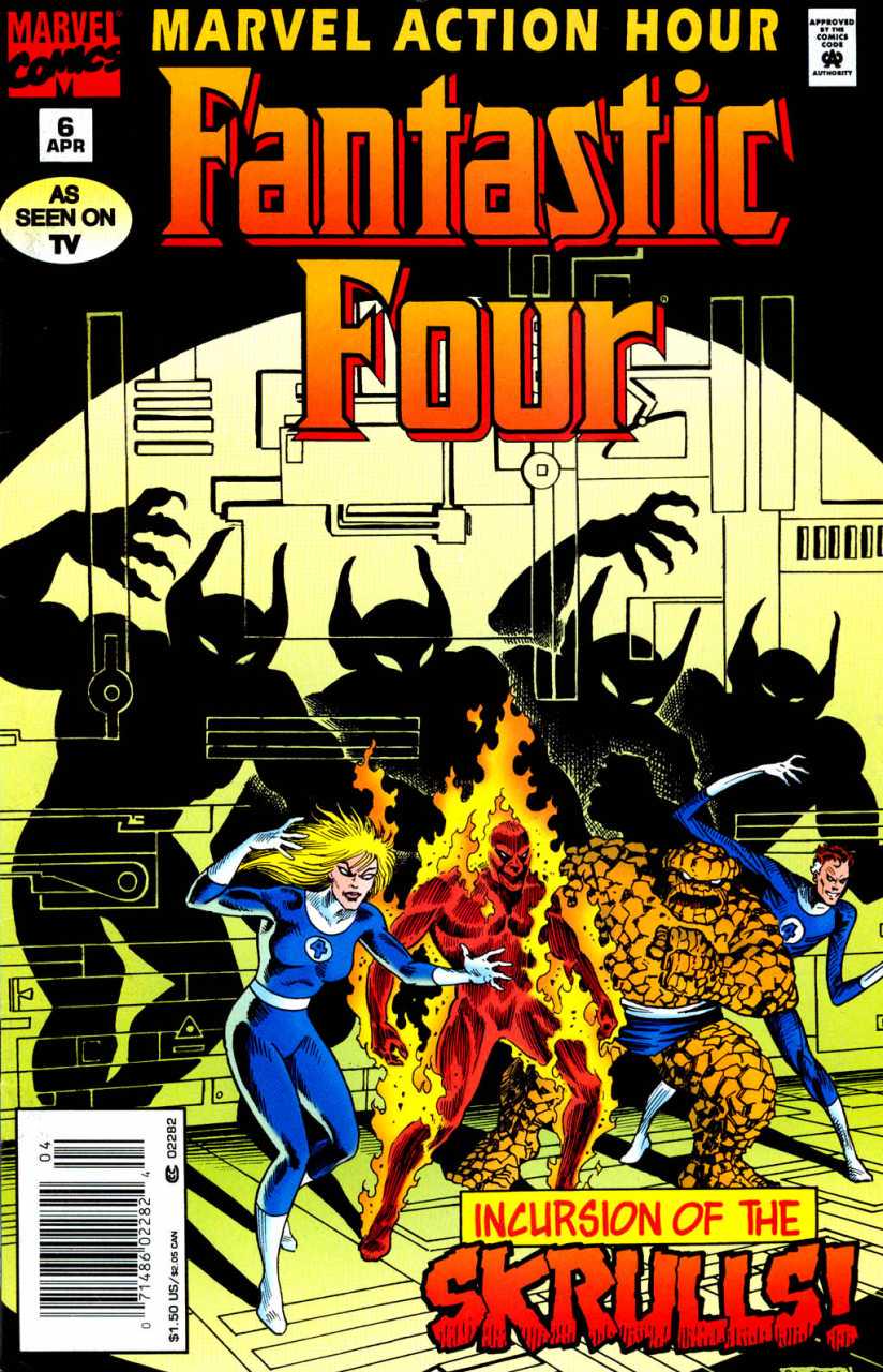 Marvel Action Hour: Fantastic Four #6 (1995) Comic Books Marvel Action Hour: Fantastic Four