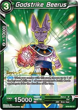 Godstrike Beerus BT6-057_PR Dragon Ball Super Series 6 Pre-Release Promos