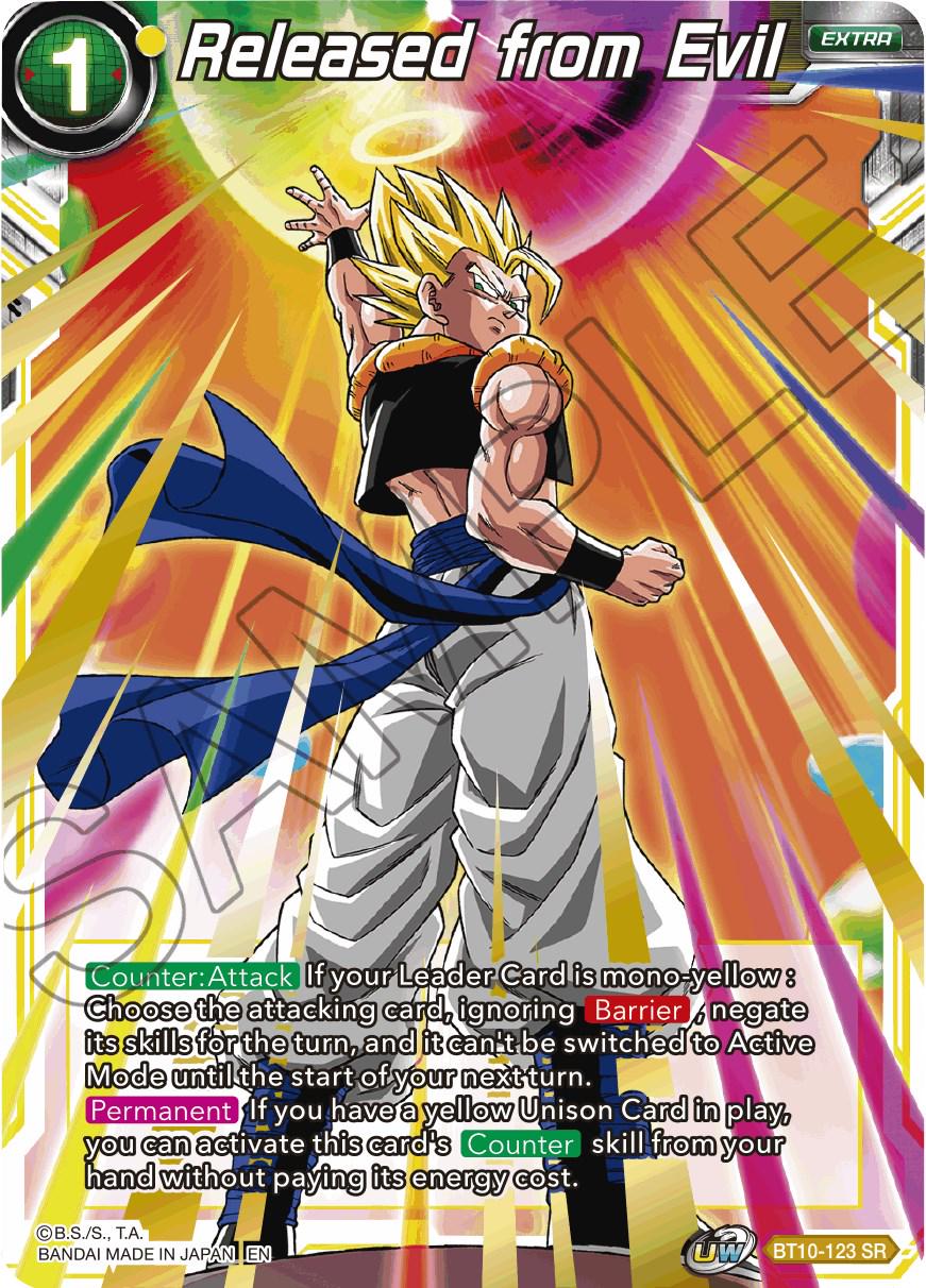 Released from Evil BT10-123 Dragon Ball Super Rise of the Unison Warrior