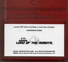 Cartridge | 3D Lord Of The Robots [Homebrew] Vectrex