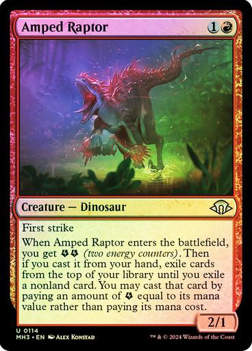 Amped Raptor [Foil] #114 Magic Modern Horizons 3