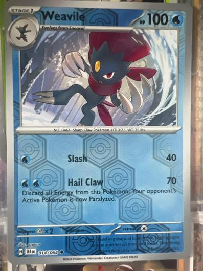 Weavile [Reverse Holo] #14 photo