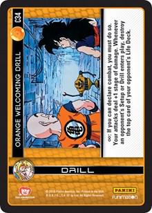 Orange Welcoming Drill C34 Dragon Ball Z Vengeance