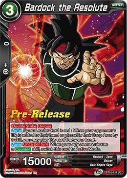 Bardock the Resolute BT10-127 Dragon Ball Super Rise of the Unison Warrior: Pre-Release Promos