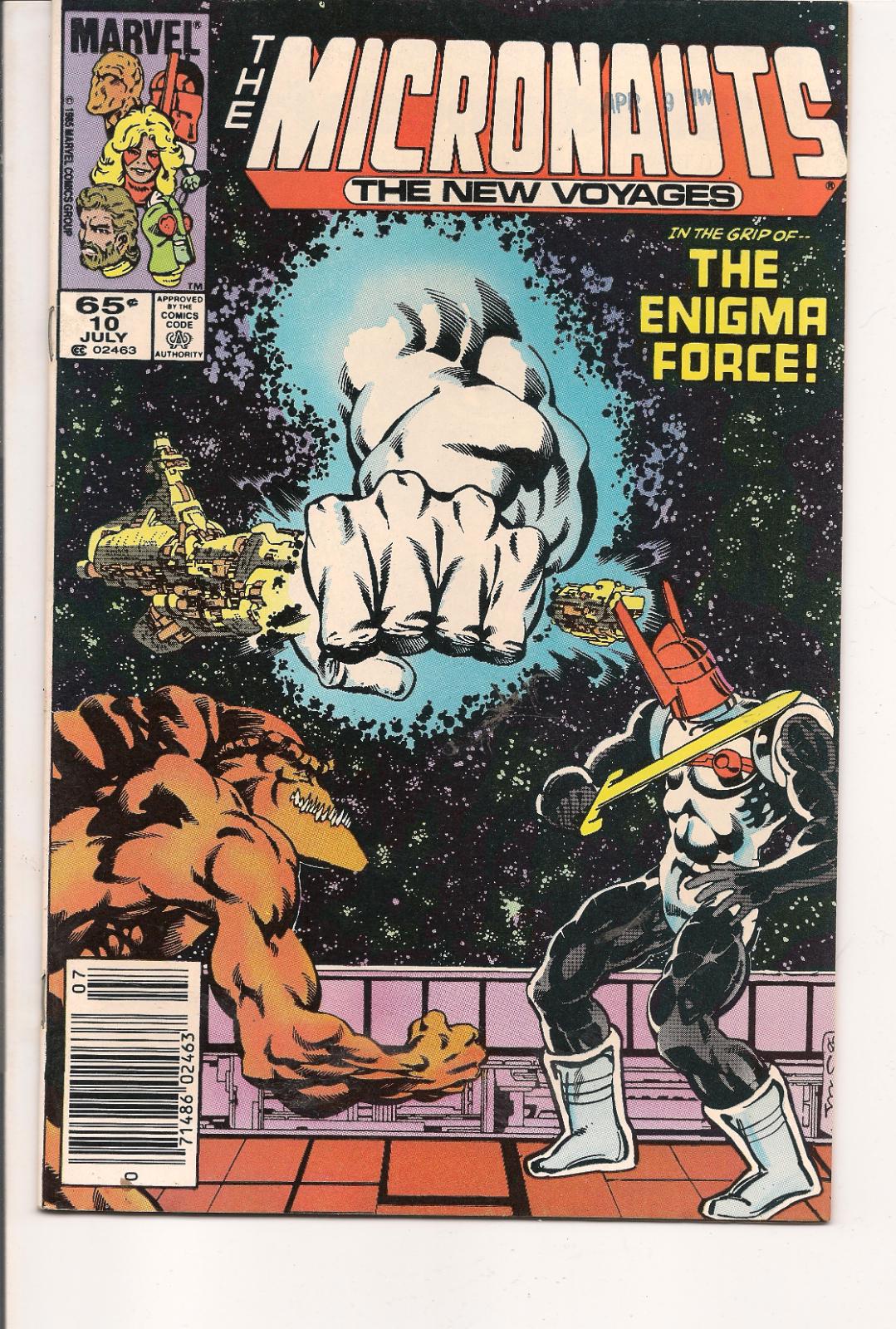 The Micronauts The New Voyages [Newsstand] #10 (1985) Comic Books Micronauts: The New Voyages