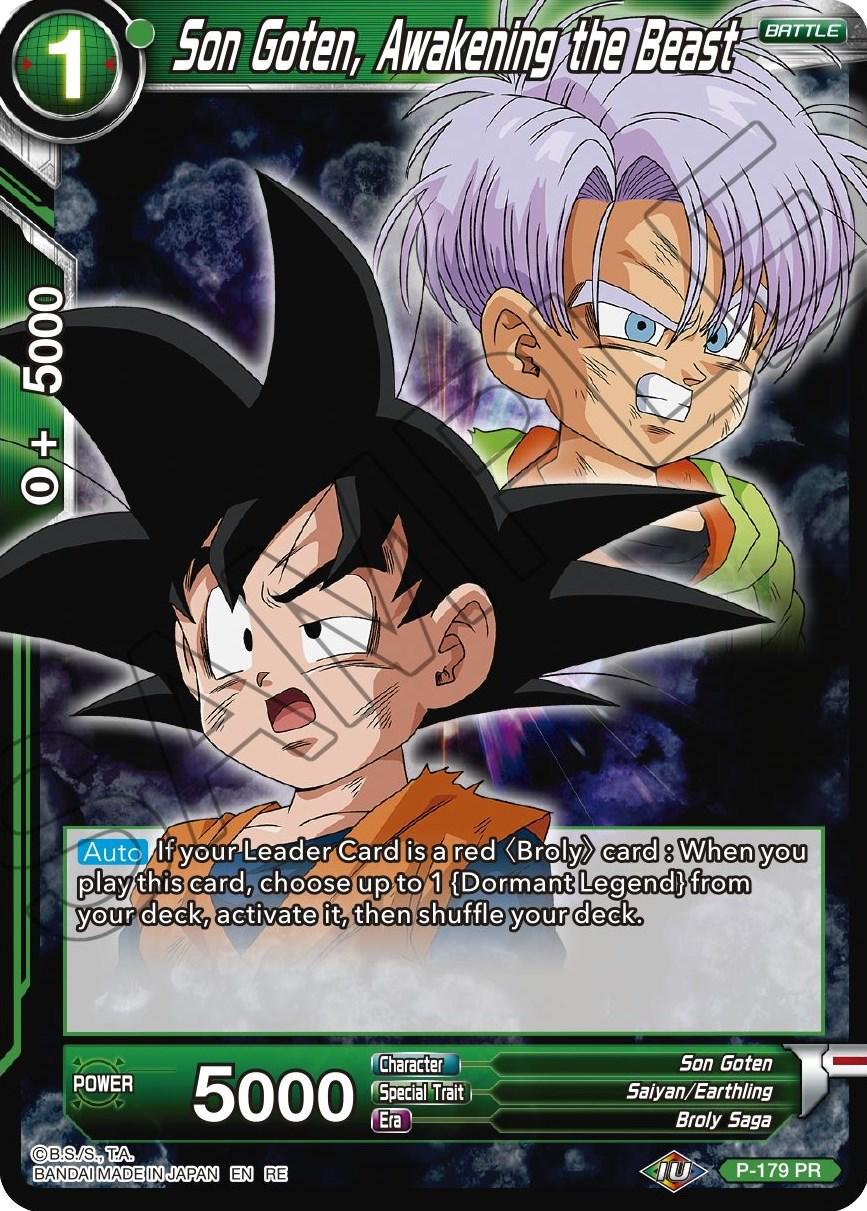 Son Goten, Awakening the Beast P-179 Dragon Ball Super Mythic Booster