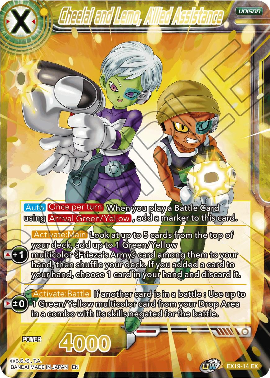 Cheelai and Lemo, Allied Assistance [Foil] EX19-14 Dragon Ball Super Expansion Set: Special Anniversary Box 2021