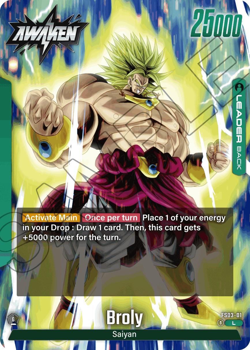 Broly - FS03-01 [Holo] FS03-01 Dragon Ball Fusion World Starter Deck: Broly