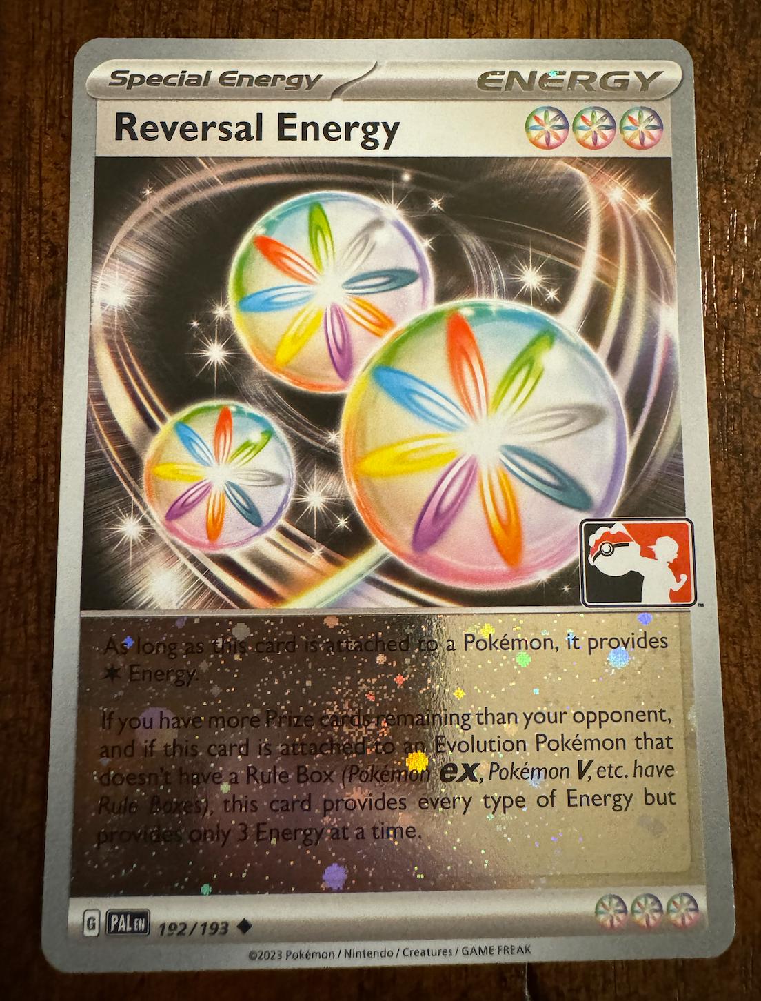 Reversal Energy [Prize Pack] #192 Pokemon Paldea Evolved