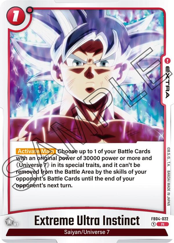 Extreme Ultra Instinct [Holo] FB04-022 Dragon Ball Fusion World Ultra Limit