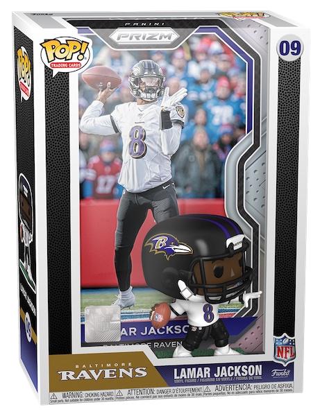 Lamar Jackson #9 Funko POP Trading Cards