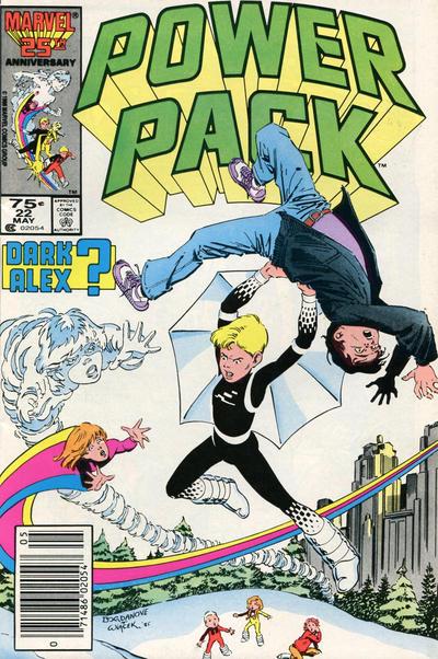 Power Pack [Newsstand] #22 (1986) Comic Books Power Pack