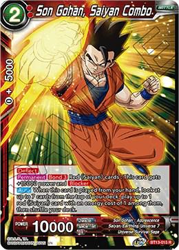 Son Gohan, Saiyan Combo BT13-015 Dragon Ball Super Supreme Rivalry