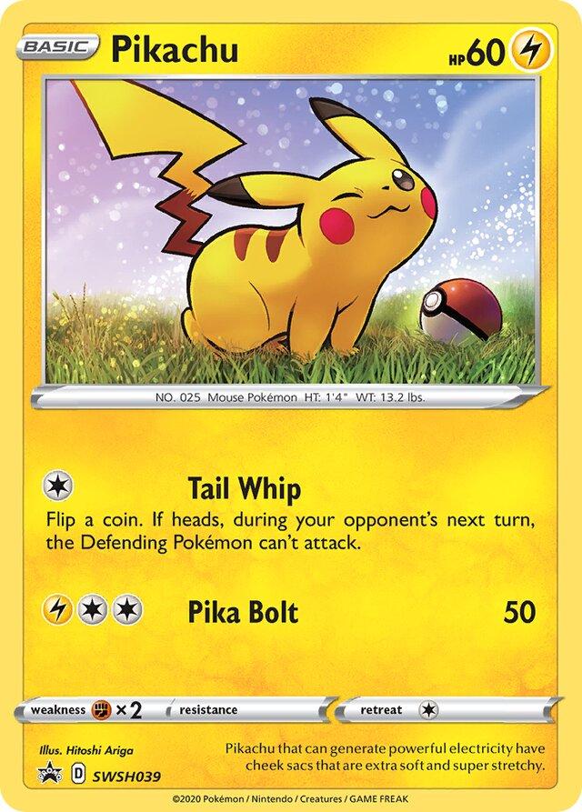 Pikachu [Single Pack Blisters] #SWSH039 Pokemon Promo