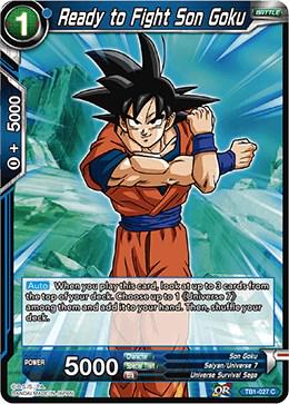 Ready to Fight Son Goku TB1-027 Dragon Ball Super The Tournament of Power