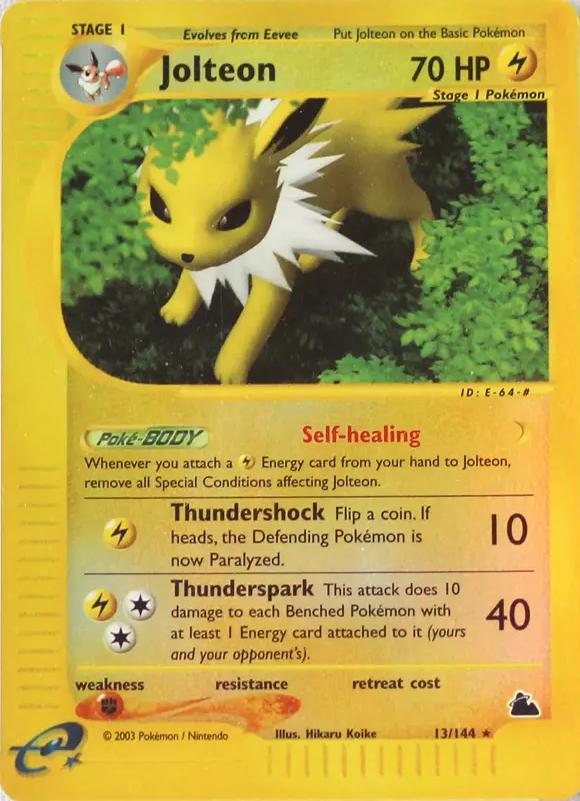 Jolteon [Reverse Holo] #13 Pokemon Skyridge