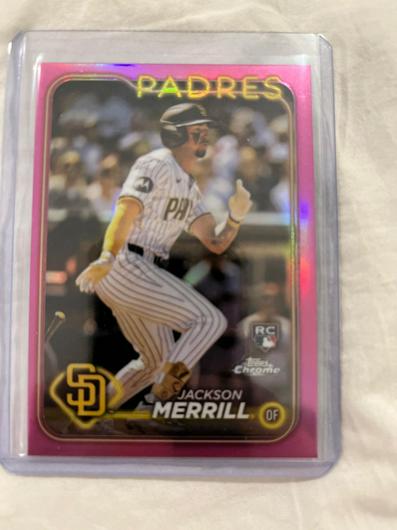 Jackson Merrill [Pink Refractor] #207 photo