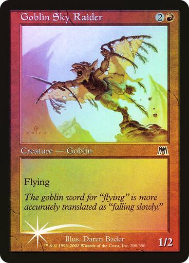 Goblin Sky Raider [Foil] Magic Onslaught