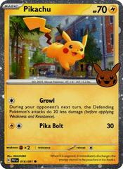 Pikachu #18 Pokemon Trick or Trade 2024 Prices