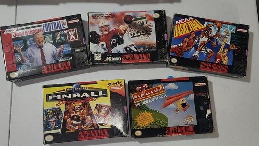 Super Nintendo Game Lot photo