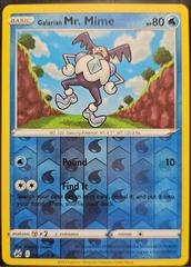 Galarian Mr. Mime [Reverse Holo] #30 Pokemon Crown Zenith Prices