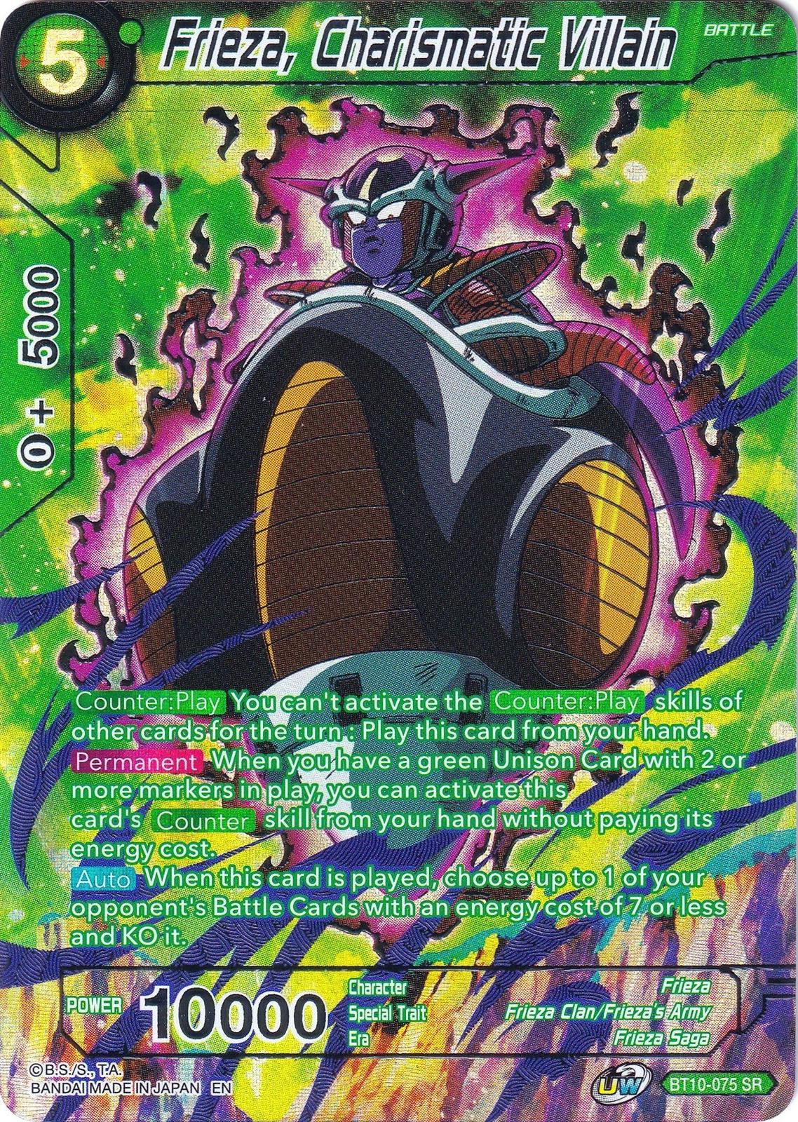 Frieza, Charismatic Villain [Foil] BT10-075 Dragon Ball Super Collector's Selection Vol.2