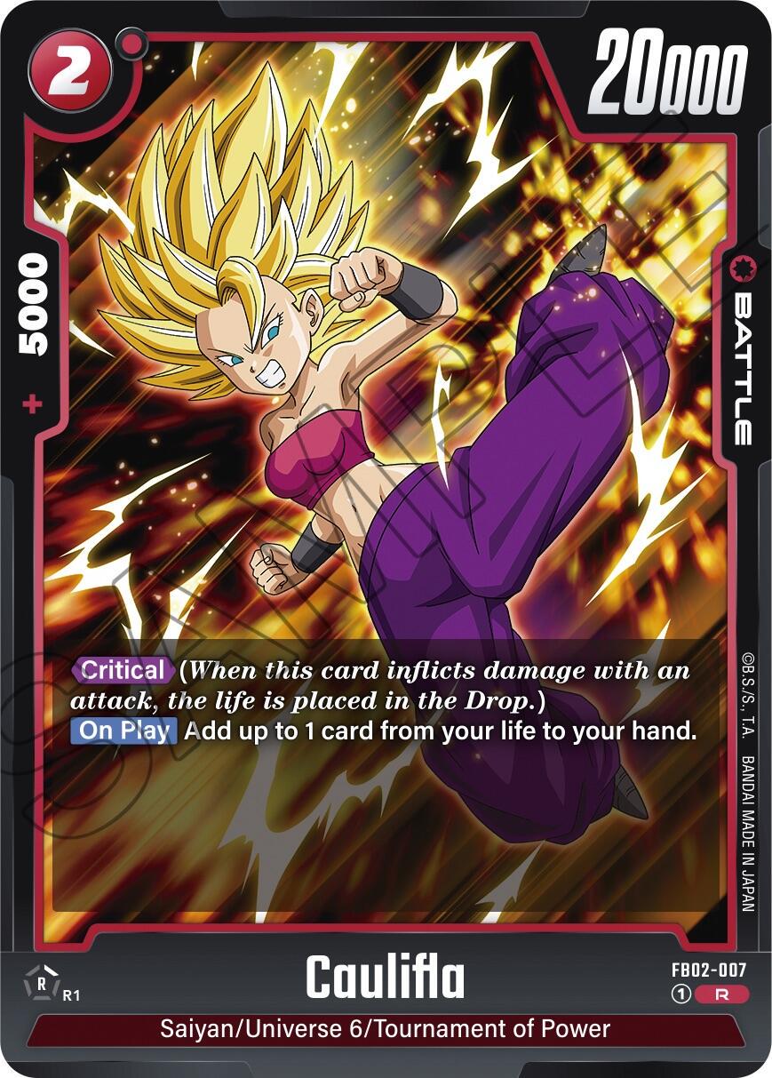 Caulifla [Holo] FB02-007 Dragon Ball Fusion World Blazing Aura