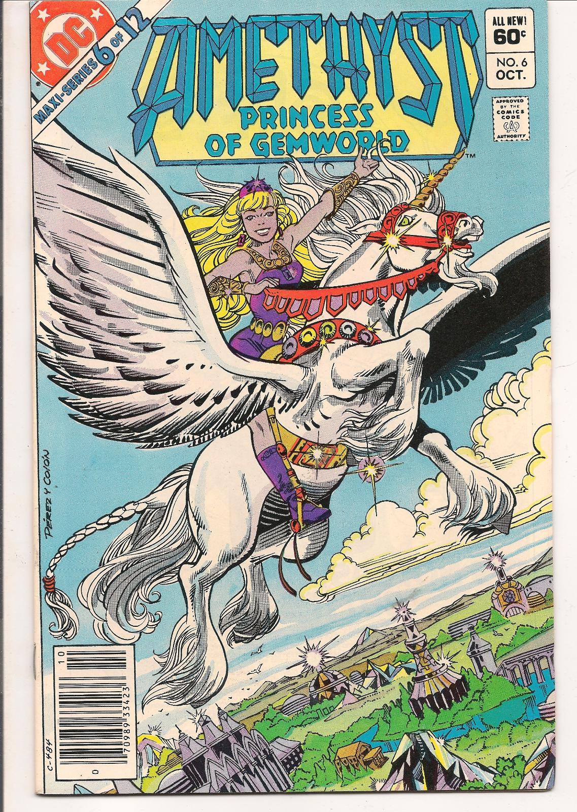 Amethyst, Princess Of Gemworld [Newsstand] #6 (1983) Comic Books Amethyst, Princess of Gemworld