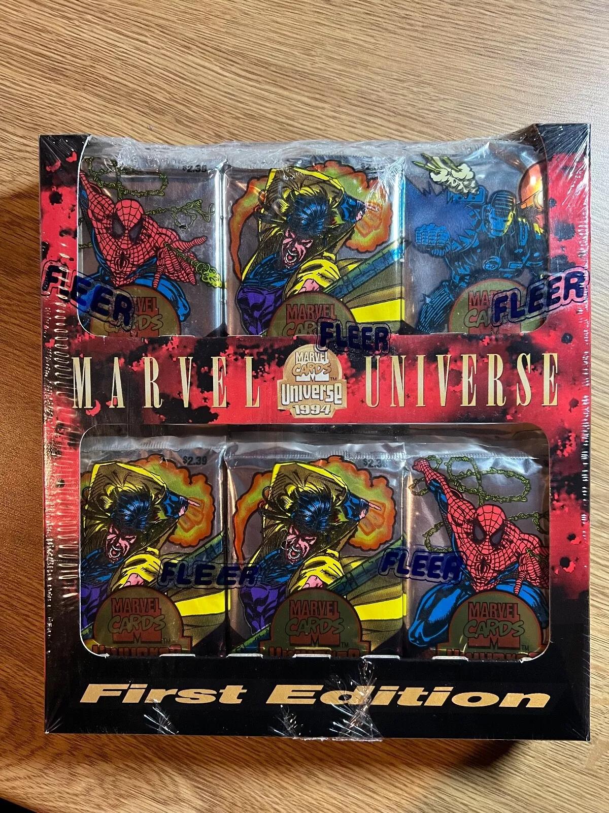 Sealed Box [Jumbo] Marvel 1994 Universe