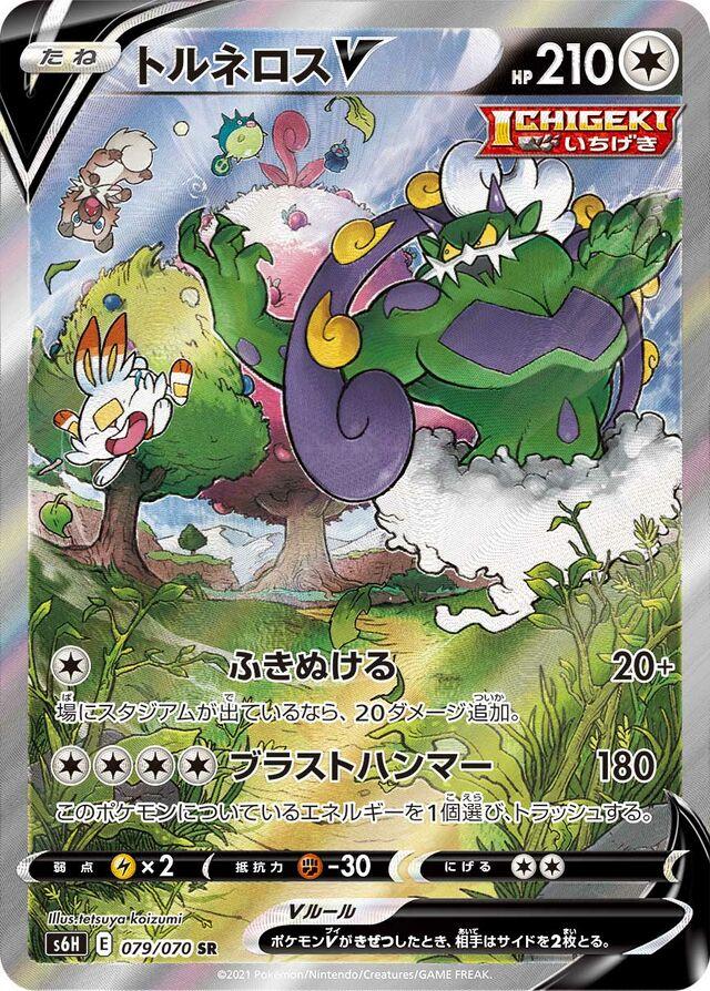 Tornadus V #79 Pokemon Japanese Silver Lance