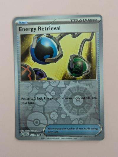 Energy Retrieval [Reverse Holo] #171 photo