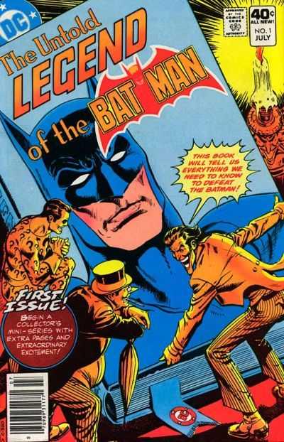 Untold Legend of the Batman #1 (1980) Comic Books Untold Legend Of The Batman