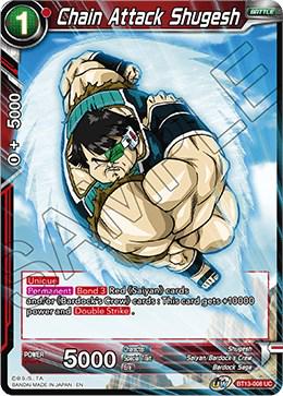 Chain Attack Shugesh BT13-008 Dragon Ball Super Supreme Rivalry