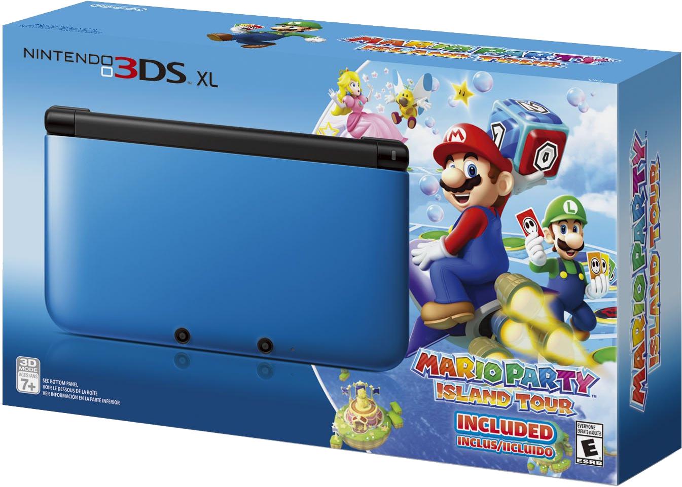 Nintendo 3DS XL Blue + Black [Mario Party Island Tour Bundle] Nintendo 3DS