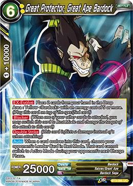 Great Protector, Great Ape Bardock BT3-085 Dragon Ball Super Cross Worlds