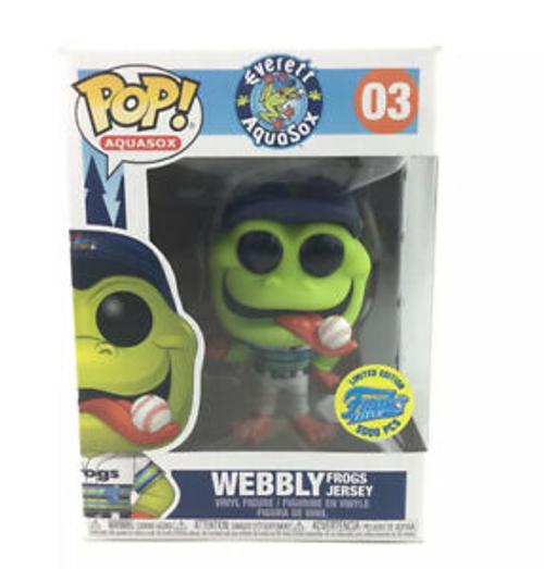 Webbly Frogs Jersey #3 Funko POP Aquasox