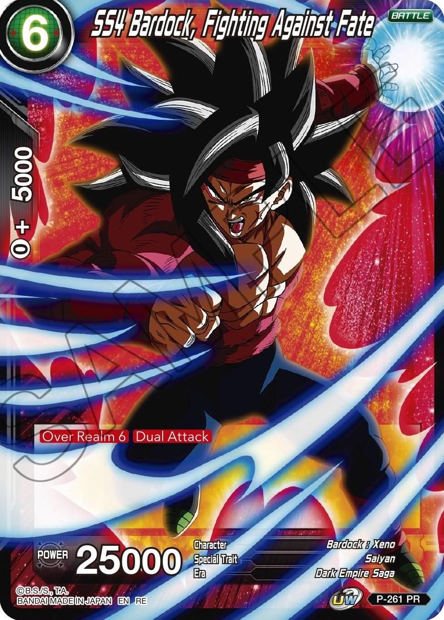 SS4 Bardock, Fighting Against Fate P-261 Dragon Ball Super Mythic Booster