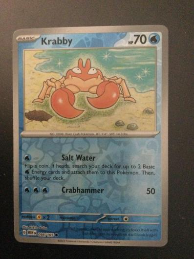 Krabby [Reverse Holo] #98 photo