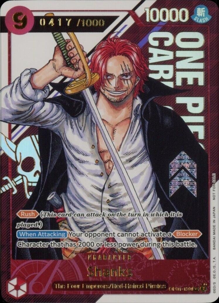 Shanks [Serial] OP01-120 One Piece Romance Dawn